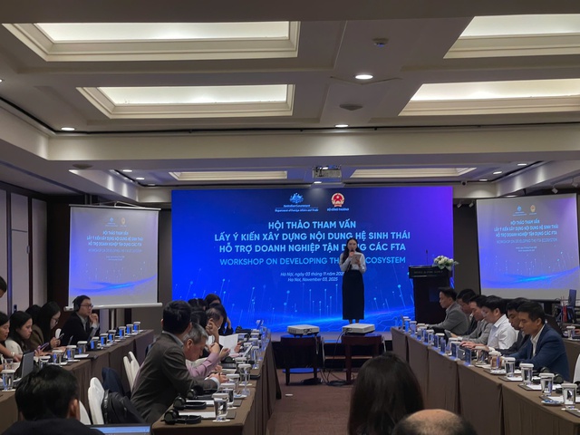 Bộ Công Thương tham vấn xây dựng Hệ sinh thái hỗ trợ doanh nghiệp tận dụng FTA- Ảnh 1. Bộ Công Thương tham vấn xây dựng Hệ sinh thái hỗ trợ doanh nghiệp tận dụng FTA- Ảnh 1.