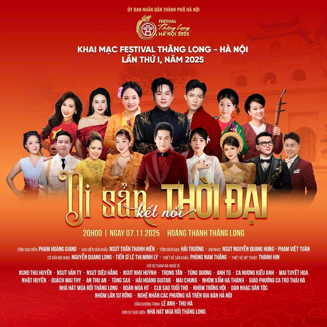 Festival Thăng Long - Hà Nội 2025: Di sản ngàn năm vọng khúc thời đại- Ảnh 1.