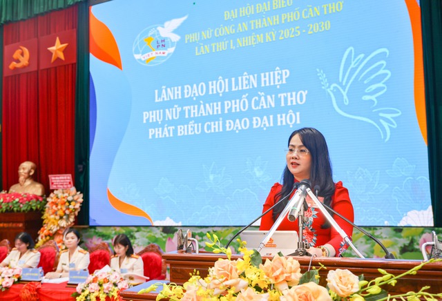 Đại hội Đại biểu Phụ nữ Công an TP Cần Thơ nhiệm kỳ 2025 - 2030: Dấu ấn bản lĩnh, trí tuệ và khát vọng cống hiến trong kỷ nguyên mới- Ảnh 5. Đại hội Đại biểu Phụ nữ Công an TP Cần Thơ nhiệm kỳ 2025 - 2030: Dấu ấn bản lĩnh, trí tuệ và khát vọng cống hiến trong kỷ nguyên mới- Ảnh 5.