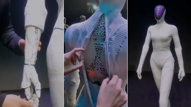 Robot Trung Quốc đi lại mượt mà, bị nghi do người thật "hóa trang": Đoạn video hé lộ sự thật chấn động- Ảnh 2. Robot Trung Quốc đi lại mượt mà, bị nghi do người thật "hóa trang": Đoạn video hé lộ sự thật chấn động- Ảnh 2.