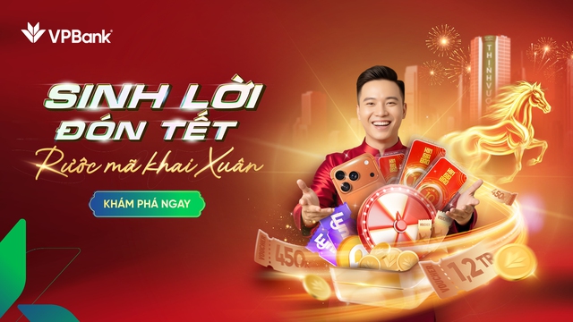 VPBank triển khai chương trình “Sinh lời đón Tết - Rước mã khai xuân”- Ảnh 1.