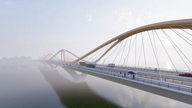 Hà Nội: Tăng tốc thi công 7 cây cầu bắc qua sông Hồng- Ảnh 1. Hà Nội: Tăng tốc thi công 7 cây cầu bắc qua sông Hồng- Ảnh 1.