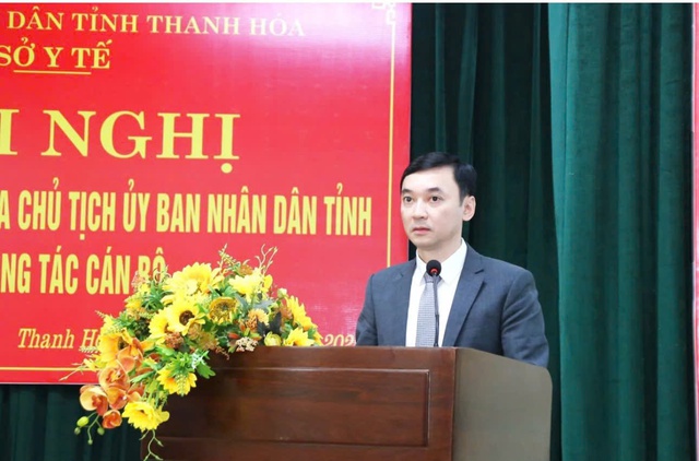 Sở Y tế Thanh Hóa có tân Phó Giám đốc- Ảnh 3.