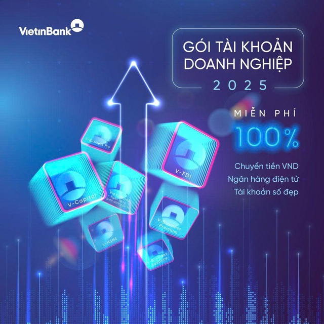 VietinBank mở rộng chính sách ưu đãi phí vượt trội cho gói tài khoản doanh nghiệp- Ảnh 1. VietinBank mở rộng chính sách ưu đãi phí vượt trội cho gói tài khoản doanh nghiệp- Ảnh 1.