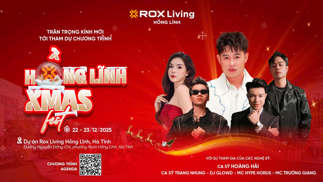Điểm hẹn Giáng Sinh rộn ràng tại ROX Living Hồng Lĩnh- Ảnh 1. Điểm hẹn Giáng Sinh rộn ràng tại ROX Living Hồng Lĩnh- Ảnh 1.