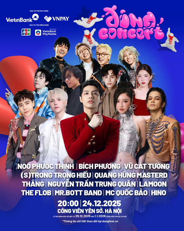 Lộ diện dàn nghệ sĩ "khuấy đảo" Đông Concert 2025- Ảnh 1. Lộ diện dàn nghệ sĩ "khuấy đảo" Đông Concert 2025- Ảnh 1.