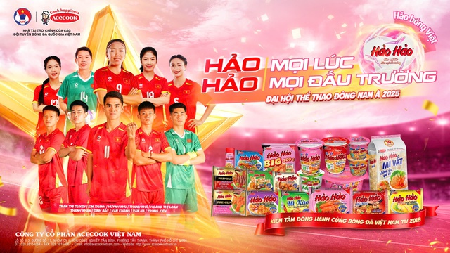 Acecook Việt Nam thưởng nóng 500 triệu đồng cho Đội tuyển U22 Việt Nam đạt Huy chương Vàng SEA Games 33- Ảnh 2.