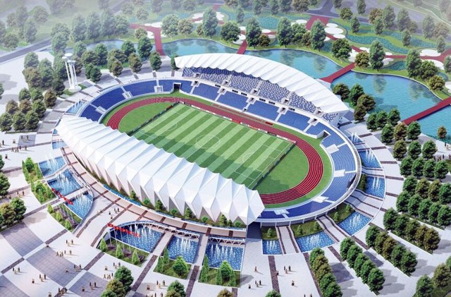 Thái Nguyên khánh thành Sân vận động tỉnh chào mừng Đại hội XIV của Đảng- Ảnh 1. Thái Nguyên khánh thành Sân vận động tỉnh chào mừng Đại hội XIV của Đảng- Ảnh 1.