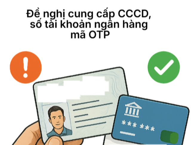 Công an ra cảnh báo liên quan đến căn cước công dân, số tài khoản ngân hàng của người dân- Ảnh 3.