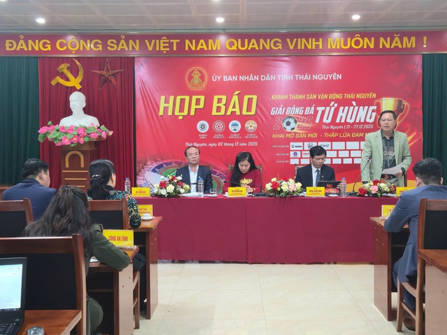 Sắp diễn ra Giải bóng đá Tứ hùng - Thái Nguyên 2025- Ảnh 1. Sắp diễn ra Giải bóng đá Tứ hùng - Thái Nguyên 2025- Ảnh 1.