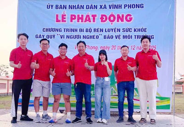 Agribank chi nhánh Vĩnh Thuận Kiên Giang II tham gia đi bộ gây quỹ “Vì người nghèo”- Ảnh 3.