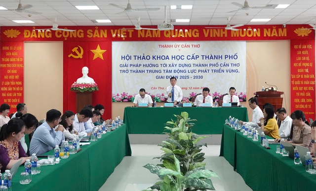 Giải pháp hướng tới xây dựng TP Cần Thơ trở thành trung tâm động lực phát triển vùng- Ảnh 1.