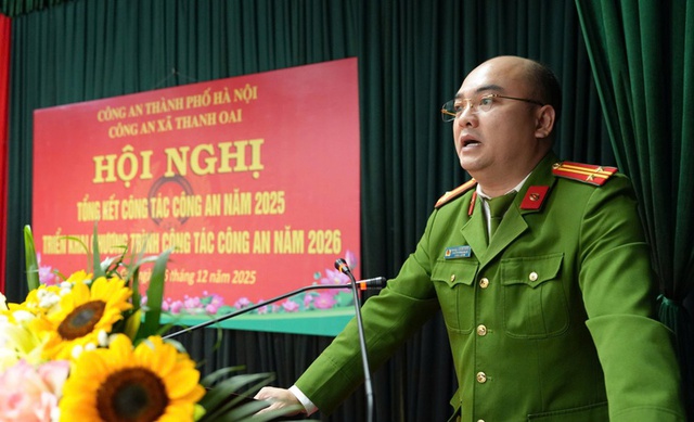 Công an xã Thanh Oai: Phát động phong trào thi đua "Vì an ninh Tổ quốc" năm 2026- Ảnh 3.