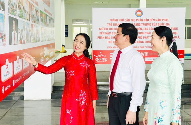 Trường Chính trị TP Cần Thơ (sau sáp nhập) đạt chuẩn mức 1- Ảnh 3.