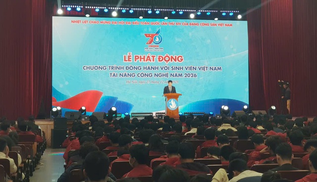 Lễ phát động “Chương trình đồng hành với sinh viên Việt Nam tài năng công nghệ năm 2026”- Ảnh 2.