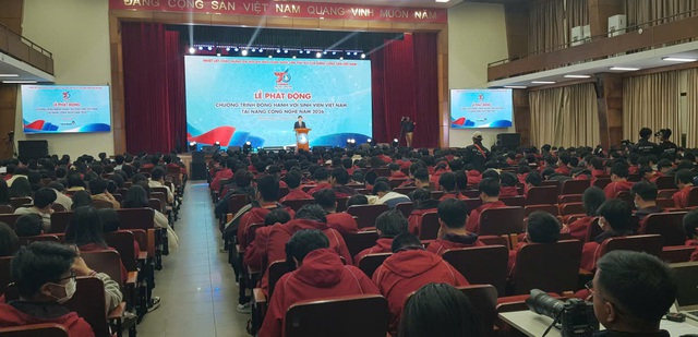 Lễ phát động “Chương trình đồng hành với sinh viên Việt Nam tài năng công nghệ năm 2026”- Ảnh 3.