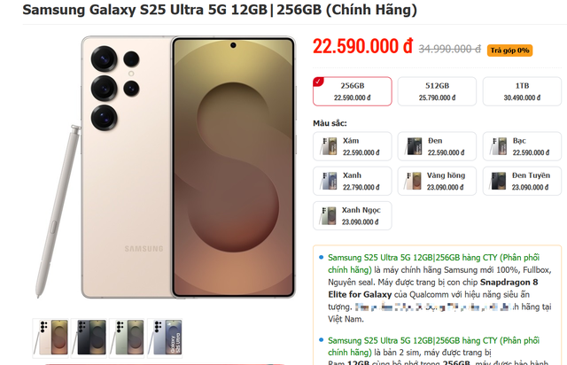 Giảm cực mạnh, chiếc điện thoại này đang "át vía" iPhone 17 Pro Max- Ảnh 1.