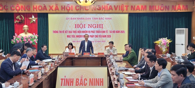 Bắc Ninh đặt mục tiêu tăng trưởng đột phá 13% trong năm 2026- Ảnh 2. Bắc Ninh đặt mục tiêu tăng trưởng đột phá 13% trong năm 2026- Ảnh 2.