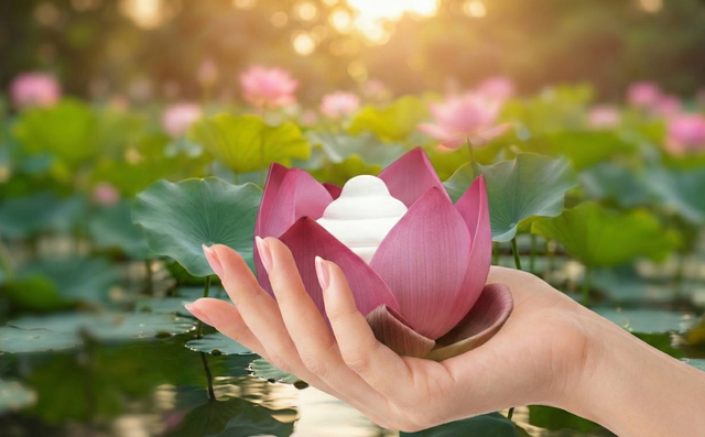 Review Phấn nụ Hoàng cung nụ trắng rất được yêu thích: Tưởng cổ lắm, ai ngờ đánh lên đẹp quá- Ảnh 2.