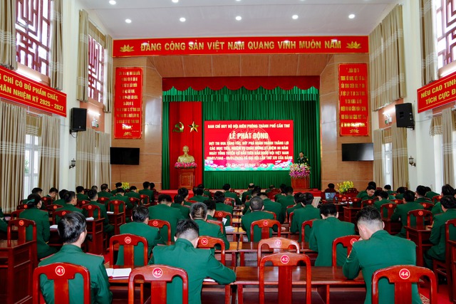 BĐBP TP Cần Thơ phát động thi đua “Tăng tốc, bứt phá hoàn thành thắng lợi các mục tiêu, nhiệm vụ”- Ảnh 1.