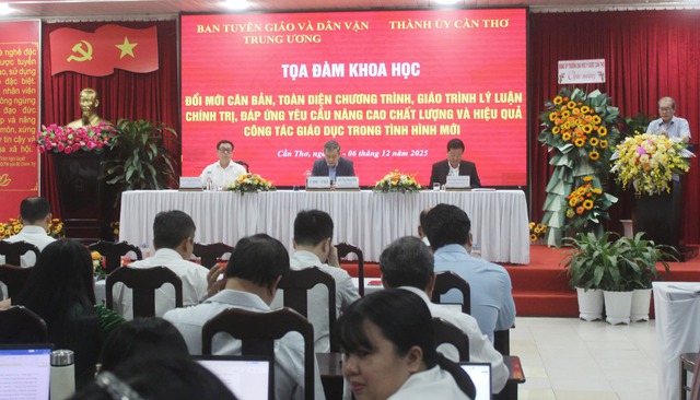 Đổi mới căn bản, toàn diện chương trình, giáo trình lý luận chính trị trong tình hình mới- Ảnh 1.