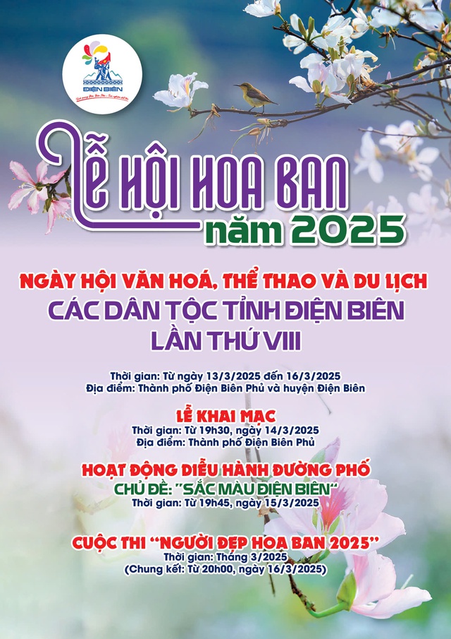 Lễ hội Hoa ban 2025 - điểm hẹn du lịch Điện Biên- Ảnh 1.