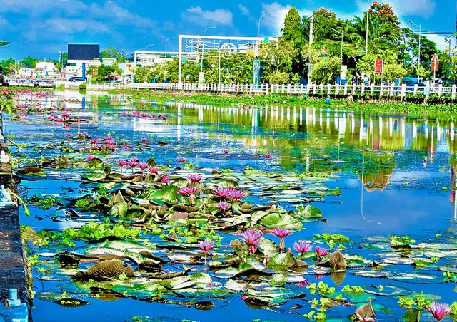 Hậu Giang: Công trình tuyến kênh “xanh, sạch, đẹp” nay đã đẹp- Ảnh 1.