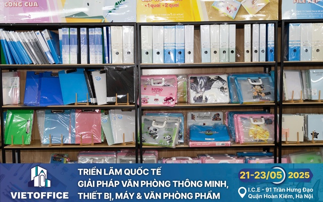 VietOffice 2025 quy tụ 150 gian hàng lĩnh vực thiết bị, máy và văn phòng phẩm- Ảnh 8.