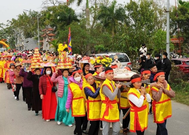 Hải Dương: Nhiều nét đặc sắc, hấp dẫn tại lễ hội đền Cao TP. Chí Linh- Ảnh 1.