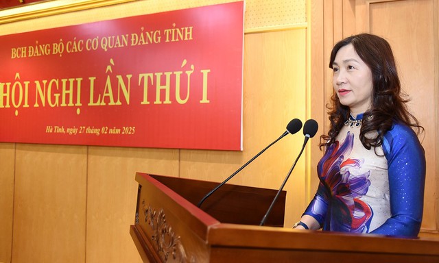 Hà Tĩnh: Hội nghị lần thứ nhất Ban Chấp hành Đảng bộ các cơ quan Đảng tỉnh.- Ảnh 2.