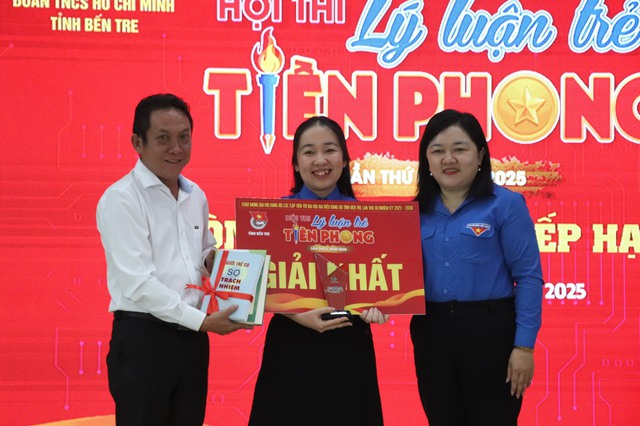 Bến Tre: Chung kết Hội thi Lý luận trẻ tiền phong- Ảnh 3.