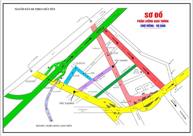 Nam Định: Phân luồng giao thông phục vụ Lễ hội chợ Viềng Xuân 2025- Ảnh 1.