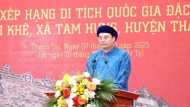 Lễ đón nhận Bằng xếp hạng di tích Quốc gia đặc biệt Chùa Bối Khê - Khai hội Xuân Ất Tỵ 2025- Ảnh 4.