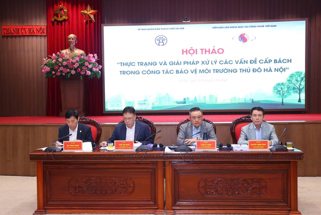 Hà Nội: Tìm giải pháp xử lý các vấn đề cấp bách trong công tác bảo vệ môi trường- Ảnh 1.