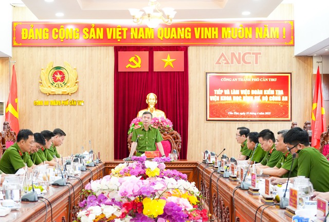 Công an TP Cần Thơ khánh thành hệ thống giám định ADN- Ảnh 1. Công an TP Cần Thơ khánh thành hệ thống giám định ADN- Ảnh 1.