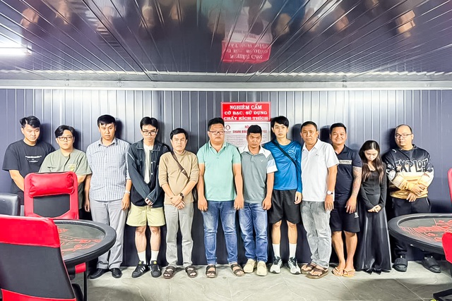 Công an TP Cần Thơ: Triệt phá tụ điểm đánh bạc bằng hình thức chơi bài poker- Ảnh 1. Công an TP Cần Thơ: Triệt phá tụ điểm đánh bạc bằng hình thức chơi bài poker- Ảnh 1.