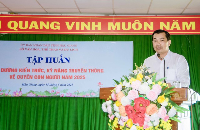 Hậu Giang: Bồi dưỡng kiến thức, kỹ năng truyền thông về quyền con người năm 2025- Ảnh 2. Hậu Giang: Bồi dưỡng kiến thức, kỹ năng truyền thông về quyền con người năm 2025- Ảnh 2.