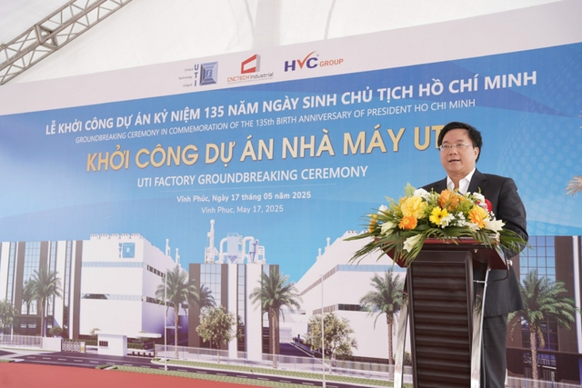 Vĩnh Phúc: Nhà máy công nghệ cao UTI khởi công tại KCN Thang Long- Ảnh 2. Vĩnh Phúc: Nhà máy công nghệ cao UTI khởi công tại KCN Thang Long- Ảnh 2.