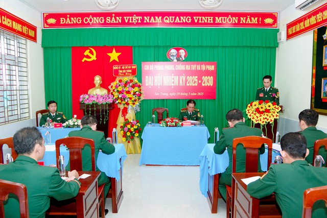 BĐBP Sóc Trăng: Đại hội Chi bộ Phòng Phòng, chống ma túy và tội phạm nhiệm kỳ 2025-2030- Ảnh 1. BĐBP Sóc Trăng: Đại hội Chi bộ Phòng Phòng, chống ma túy và tội phạm nhiệm kỳ 2025-2030- Ảnh 1.