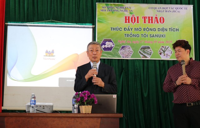 Nghệ An: JICA hỗ trợ kỹ thuật trồng tỏi cho dân tộc thiểu số- Ảnh 2. Nghệ An: JICA hỗ trợ kỹ thuật trồng tỏi cho dân tộc thiểu số- Ảnh 2.