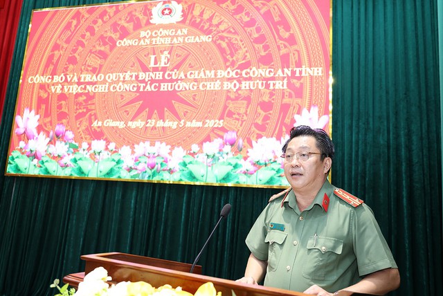 Công an tỉnh An Giang: Trao Quyết định nghỉ hưu theo nguyện vọng cho 68 đồng chí- Ảnh 3. Công an tỉnh An Giang: Trao Quyết định nghỉ hưu theo nguyện vọng cho 68 đồng chí- Ảnh 3.