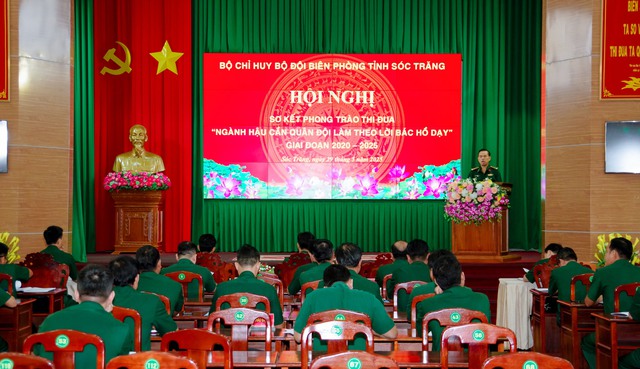 BĐBP Sóc Trăng sơ kết phong trào thi đua “Ngành hậu cần quân đội làm theo lời Bác Hồ dạy”- Ảnh 1. BĐBP Sóc Trăng sơ kết phong trào thi đua “Ngành hậu cần quân đội làm theo lời Bác Hồ dạy”- Ảnh 1.