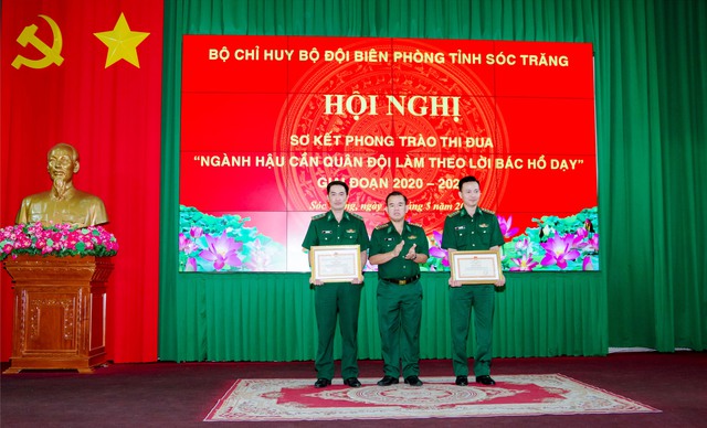 BĐBP Sóc Trăng sơ kết phong trào thi đua “Ngành hậu cần quân đội làm theo lời Bác Hồ dạy”- Ảnh 3. BĐBP Sóc Trăng sơ kết phong trào thi đua “Ngành hậu cần quân đội làm theo lời Bác Hồ dạy”- Ảnh 3.