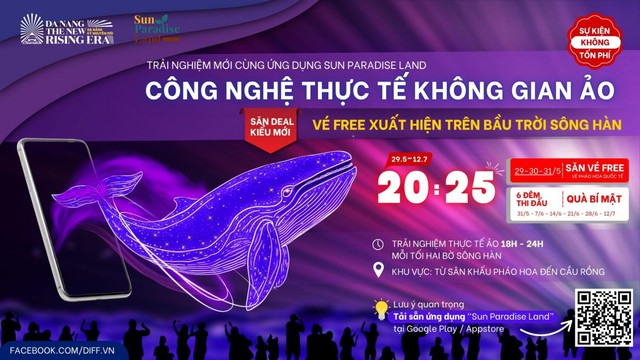 Trải nghiệm công nghệ Sky AR ngoài trời, săn vé xem pháo hoa DIFF miễn phí- Ảnh 1. Trải nghiệm công nghệ Sky AR ngoài trời, săn vé xem pháo hoa DIFF miễn phí- Ảnh 1.