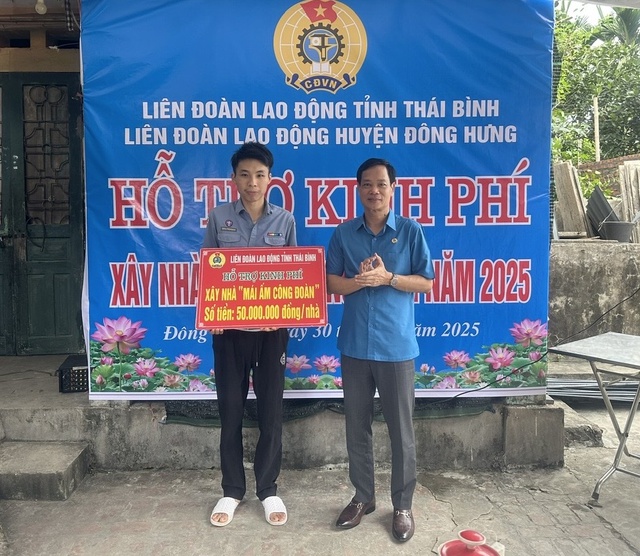 Thái Bình: Hỗ trợ 300 triệu đồng cho 6 đoàn viên xây nhà mái ấm ở Thái Bình
 - Ảnh 3.