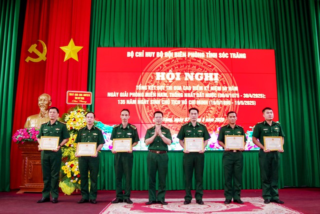 BĐBP Sóc Trăng: Tổng kết đợt thi đua kỷ niệm 50 năm Ngày Giải phóng Miền Nam- Ảnh 3. BĐBP Sóc Trăng: Tổng kết đợt thi đua kỷ niệm 50 năm Ngày Giải phóng Miền Nam- Ảnh 3.