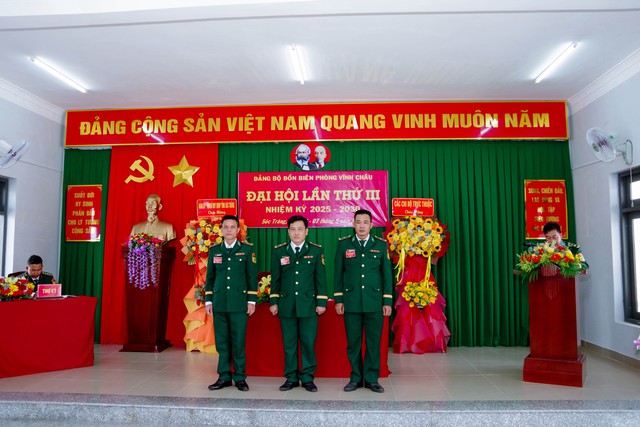 Sóc Trăng: Đảng bộ đồn Biên phòng Vĩnh Châu đại hội nhiệm kỳ 2025-2030- Ảnh 3. Sóc Trăng: Đảng bộ đồn Biên phòng Vĩnh Châu đại hội nhiệm kỳ 2025-2030- Ảnh 3.