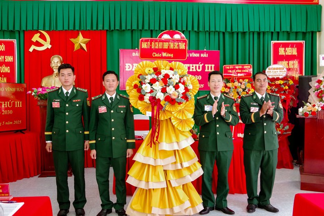 Sóc Trăng: Đại hội Đảng bộ đồn Biên phòng Vĩnh Hải nhiệm kỳ 2025-2030- Ảnh 2. Sóc Trăng: Đại hội Đảng bộ đồn Biên phòng Vĩnh Hải nhiệm kỳ 2025-2030- Ảnh 2.