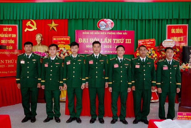 Sóc Trăng: Đại hội Đảng bộ đồn Biên phòng Vĩnh Hải nhiệm kỳ 2025-2030- Ảnh 5. Sóc Trăng: Đại hội Đảng bộ đồn Biên phòng Vĩnh Hải nhiệm kỳ 2025-2030- Ảnh 5.