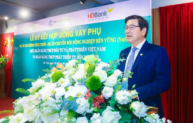 HDBank hợp tác BIDV triển khai nguồn vốn quốc tế thúc đẩy tài chính nông thôn và nông nghiệp bền vững- Ảnh 2. HDBank hợp tác BIDV triển khai nguồn vốn quốc tế thúc đẩy tài chính nông thôn và nông nghiệp bền vững- Ảnh 2.